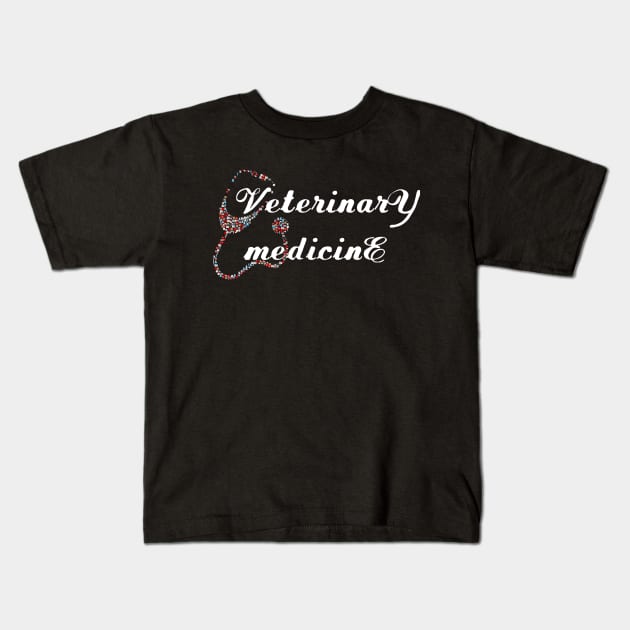 Veterinary Medicine Kids T-Shirt by Family shirts